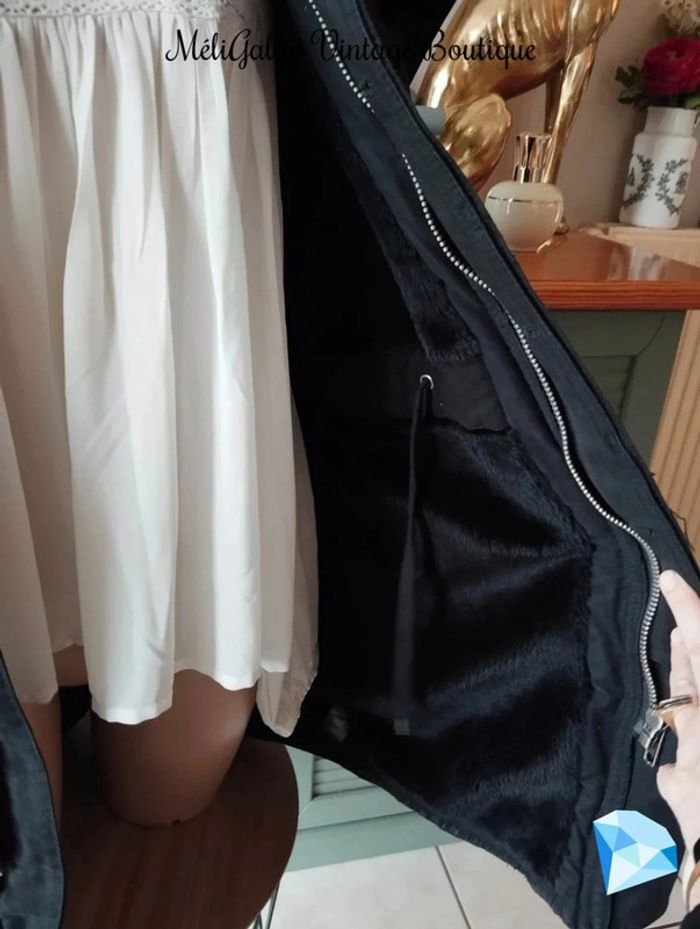 💞Parka Noire Doublée Fausse Fourrure Zadig & Voltaire T36/38💞 - photo numéro 7