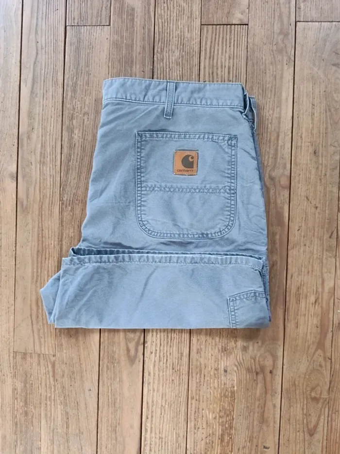 Short jean Carhartt workwear Carpenter W40 - photo numéro 2