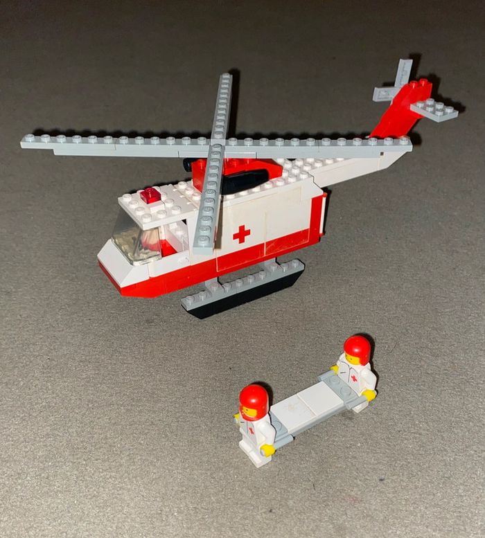 Vintage lot X2 Lego Helicopter 6691 + 691 - photo numéro 2