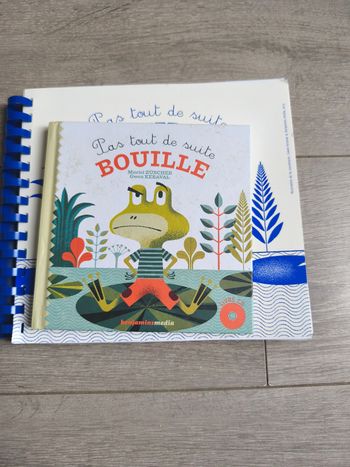 Livre / Braille : Pas tout de suite Bouille