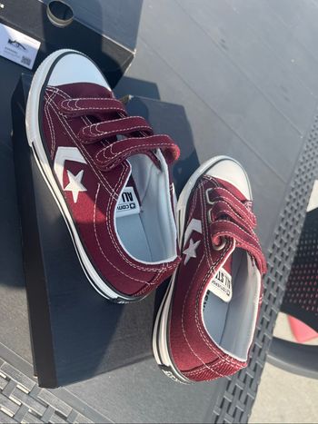 Converses basses tissu