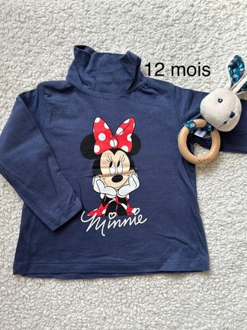 T shirt manche longue fille 12 mois