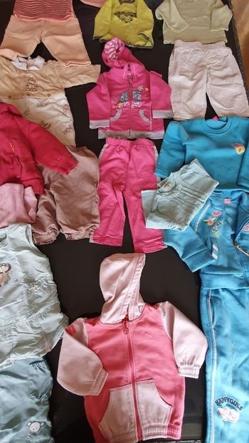 lot survêtement 12 mois facile pour la creche 16 piecespuma