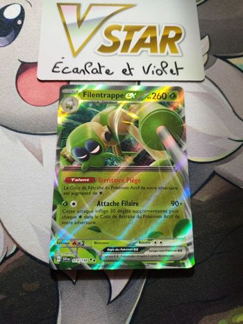 Carte pokémon Filentrappe Ex SVI019