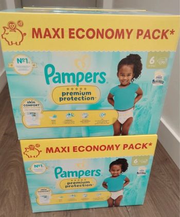 2 pack Pampers 
