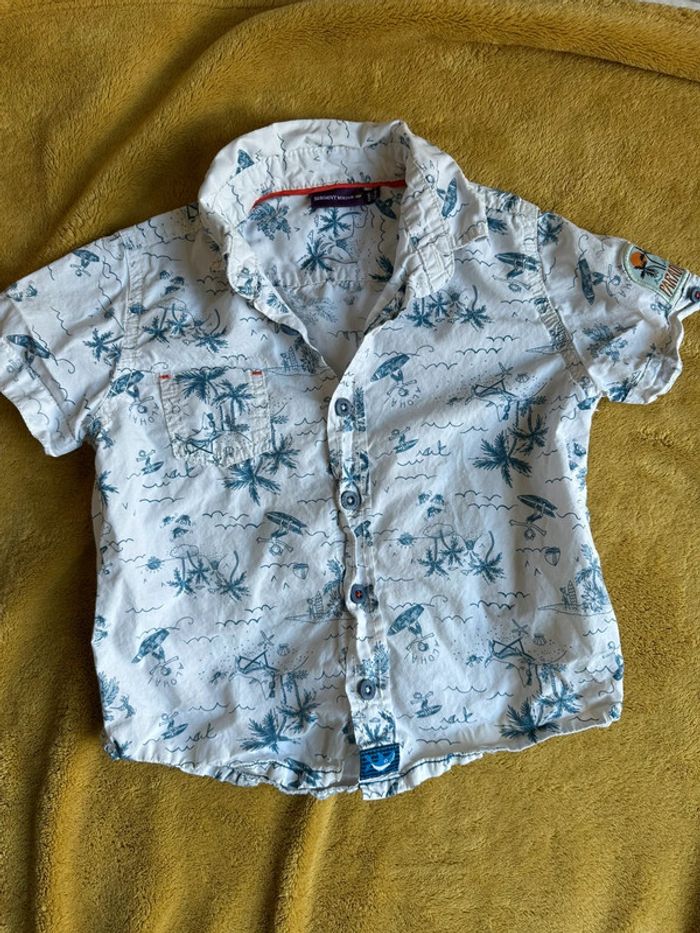 Chemise manches courtes sergent major 4 ans