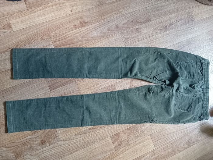 Pantalon kaki en.velours fille - photo numéro 8