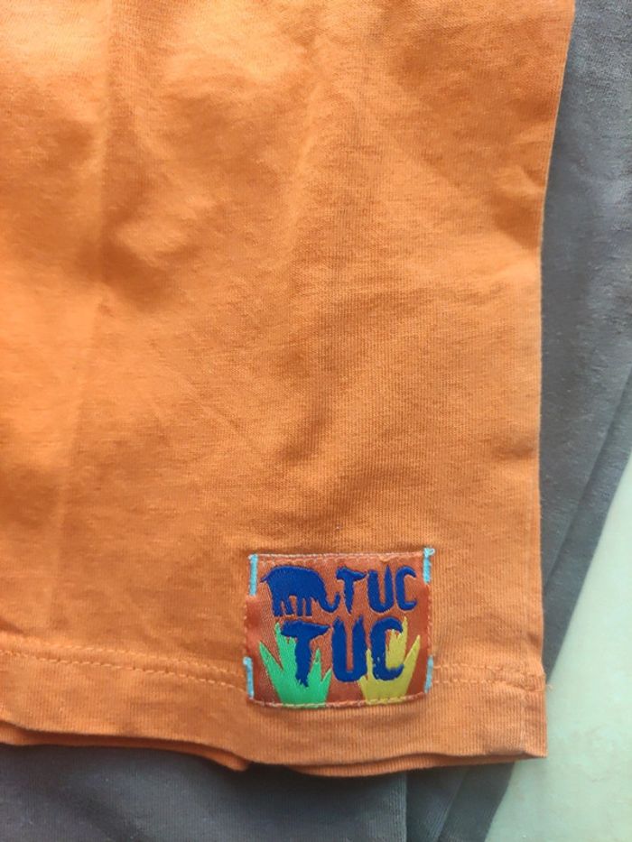Lot 4 ans : 1 jegging DPAM, 1 t-shirt Tuc Tuc, 1 t-shirt Emoi - photo numéro 3