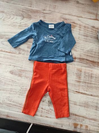Ensemble fille 1/3 mois