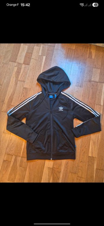 Veste à capuche Adidas originals Noir /Taille M femme