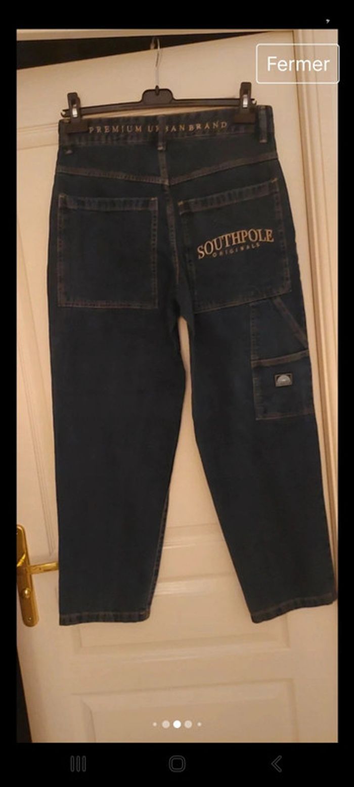 Jean denim baggy Southpole taille 40 - photo numéro 5