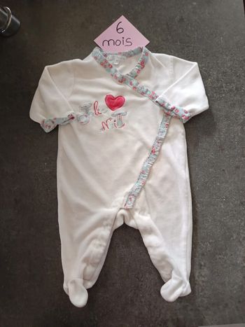 Pyjama jolie nuit 6 mois