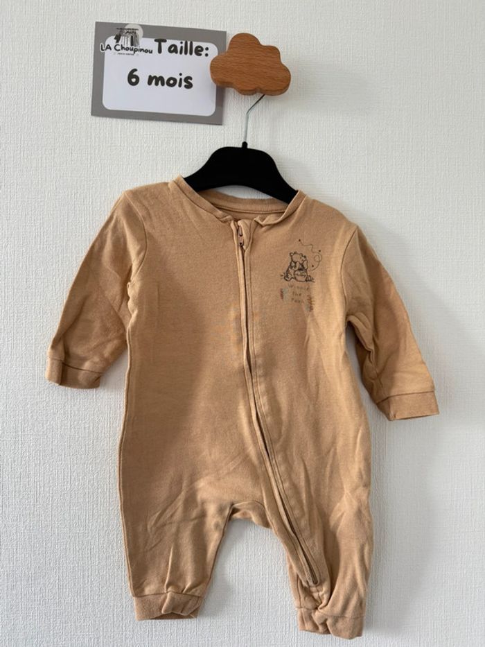 Pyjama / dors bien / grenouillère Winnie l’ourson - taille 6 mois 🌼
