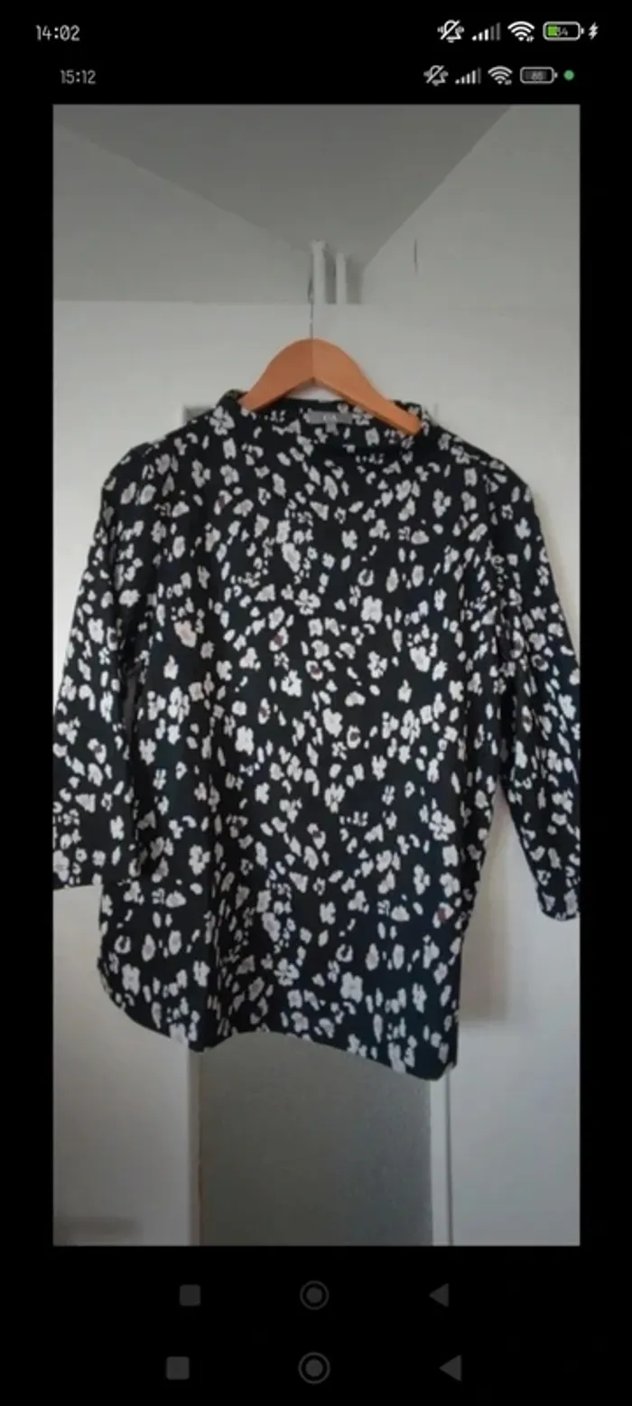 Blouse fleurie
