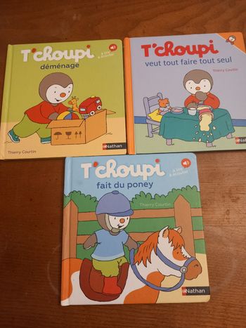 Lot 3 livres T'choupi 