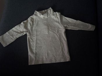 Manche long col roulé 