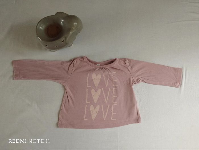 Tee shirt longue manches Love