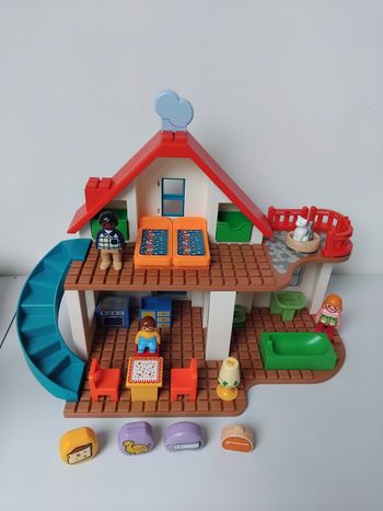PLAYMOBIL 123 Maison avec Sonnette 70129 Junior Complet 🏡