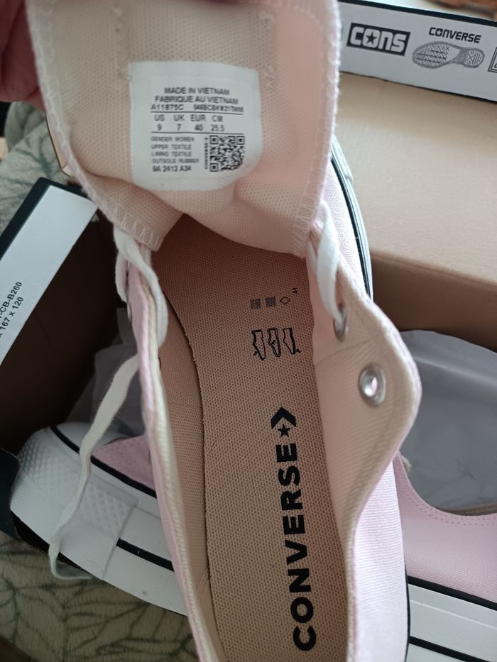 Converses roses - photo numéro 5