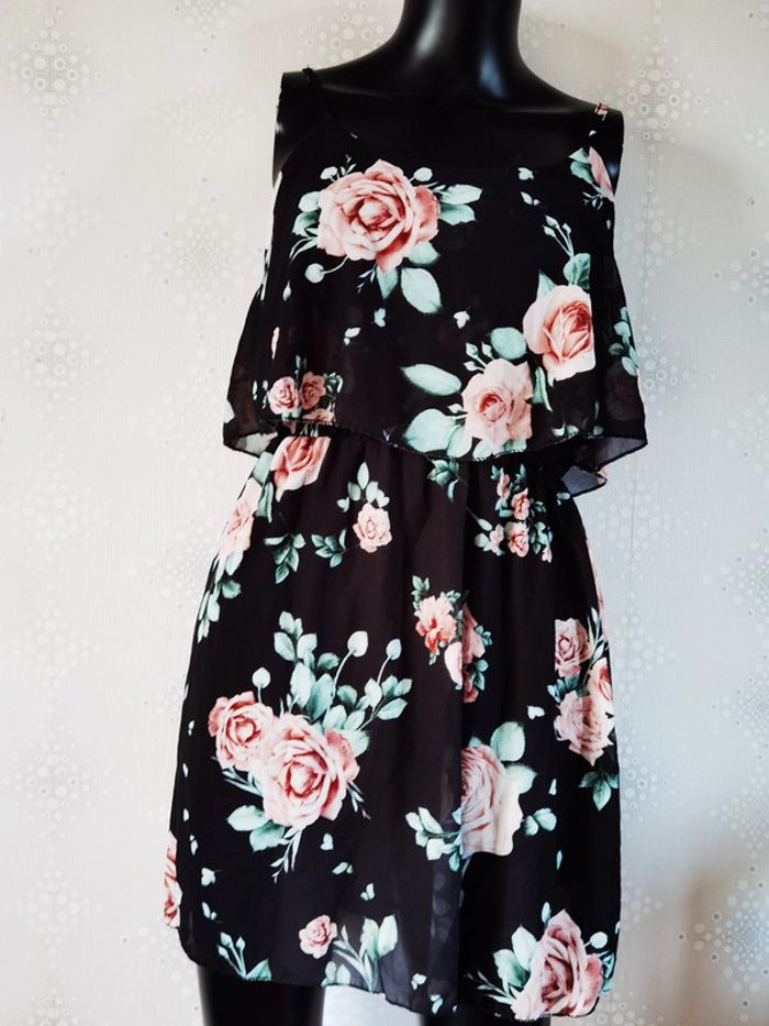 D2829 - robe noire femme M - photo numéro 2