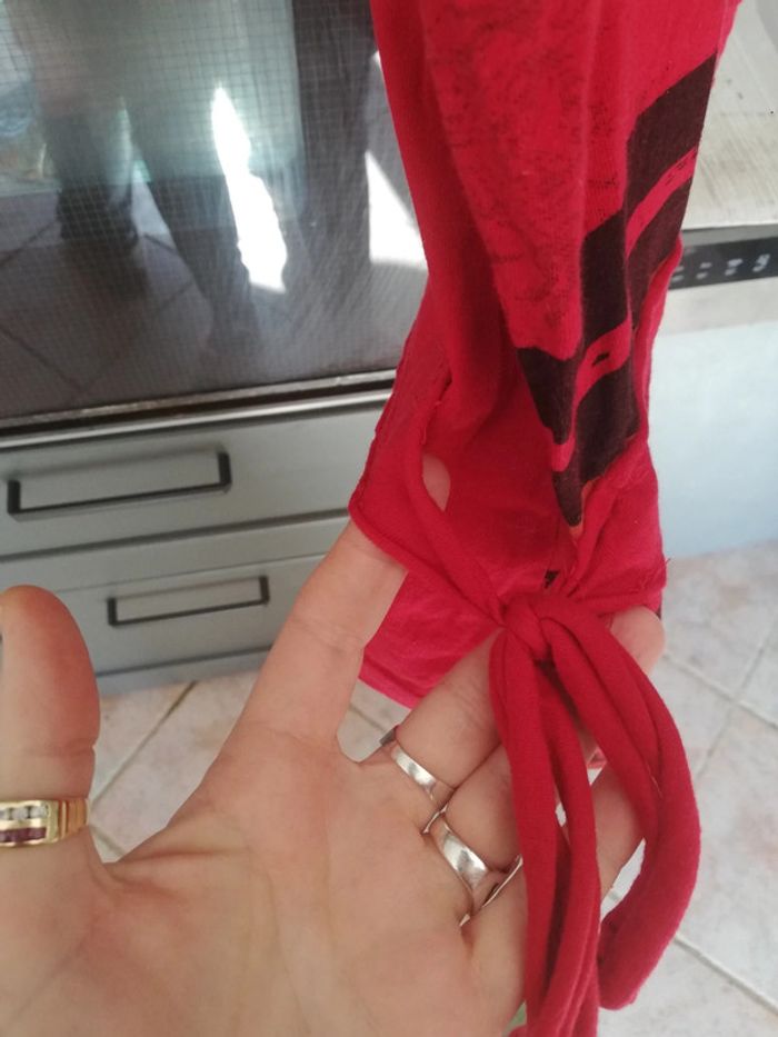 T shirt long desigual 36 - photo numéro 5