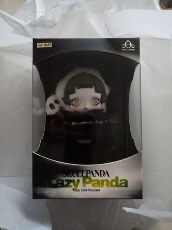 Pop mart Skullpanda Lazy Panda Plush Doll Pendant