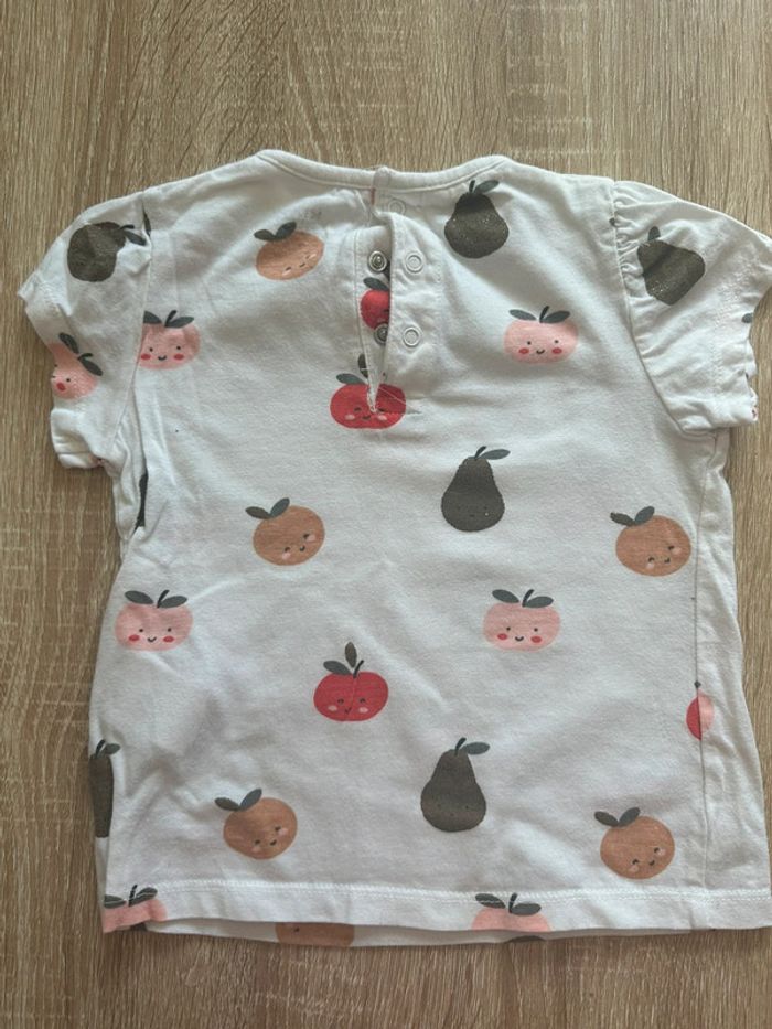 T-shirt motifs fruits Kiabi - photo numéro 4