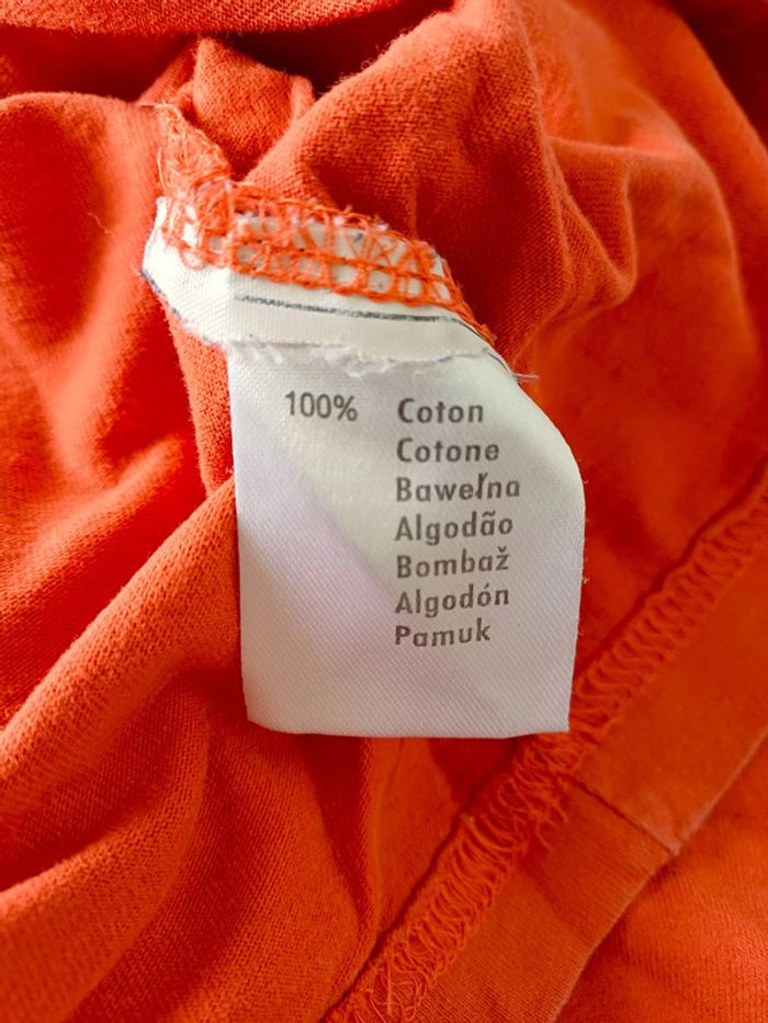 T-shirt orange Tissaia 5 ans - photo numéro 4