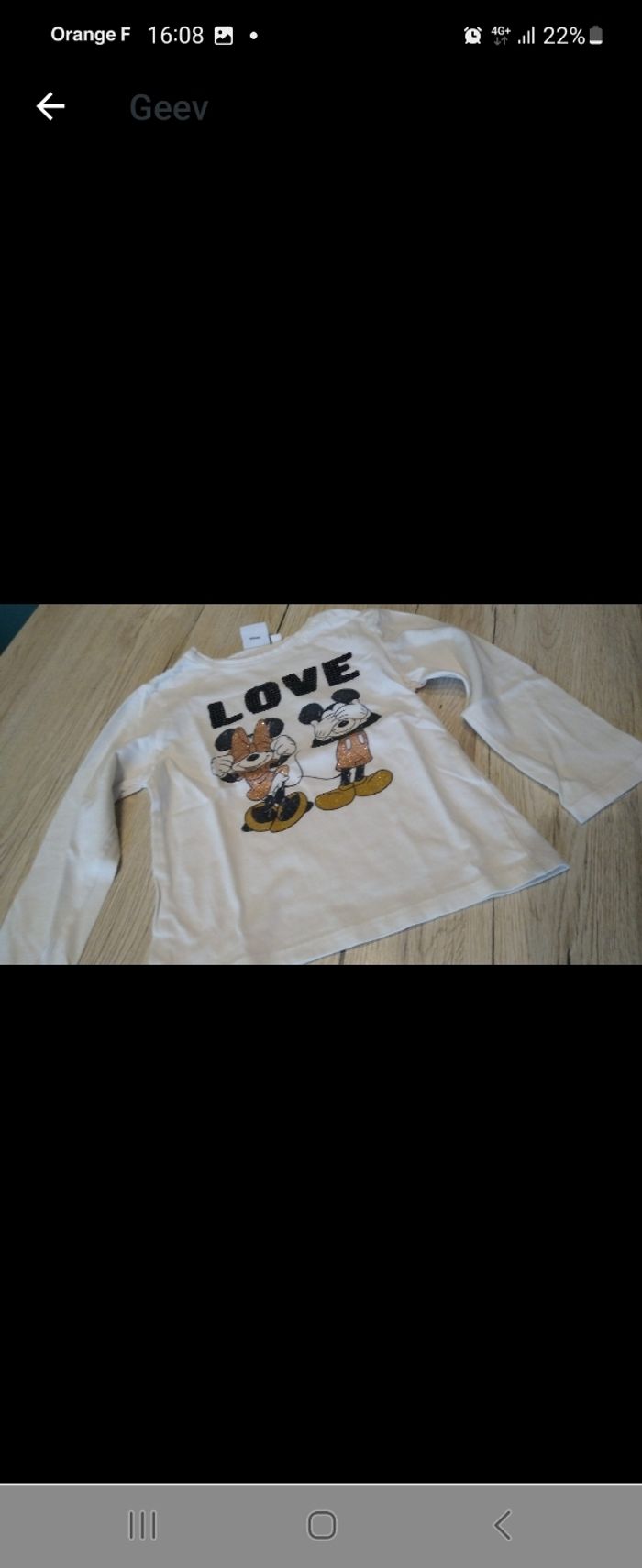 Lots t shirts  fille disney - photo numéro 4