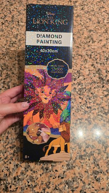 Diamond painting roi lion disney neuf