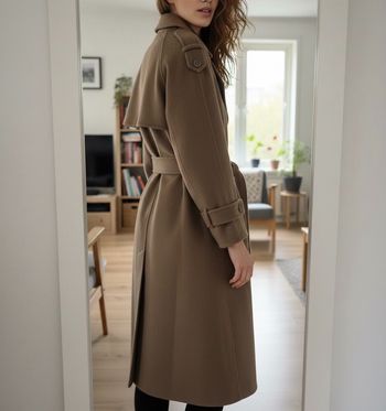 Manteau Trench 76% de laine