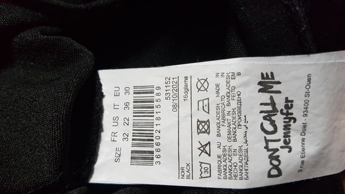 Pantalon slim été fille 32 noir Jennyfer - photo numéro 3