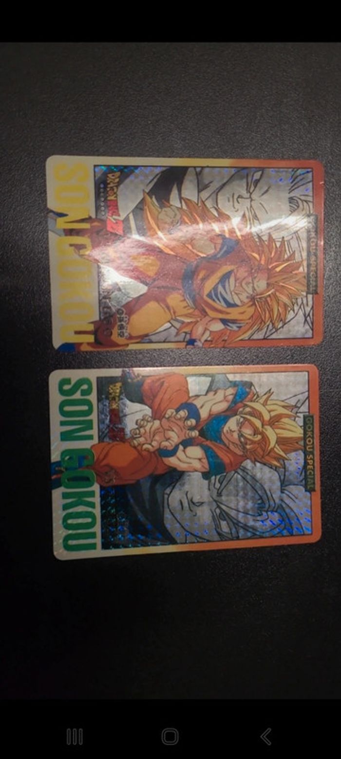 Carte dragon ball son goku special