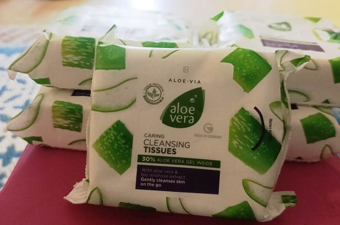 Lingettes a l'aloe Vera