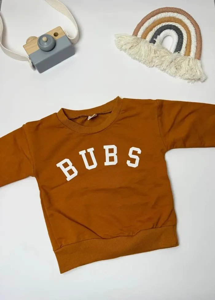 Sweat "Bubs" bébé garçon taille 80 cm, 18 mois parfait état