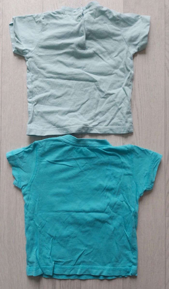 Lot 4 t-shirts manches courtes 18m - photo numéro 5