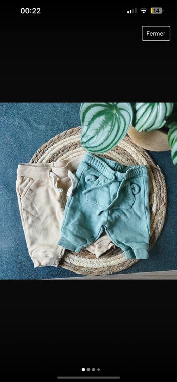 Lot de pantalons bébé garçons