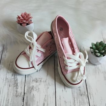 Sneakers crochet fille 34