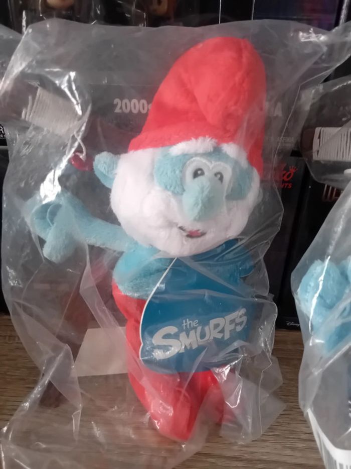 Lot de 2 marionnettes schtroumphs neuves - photo numéro 2