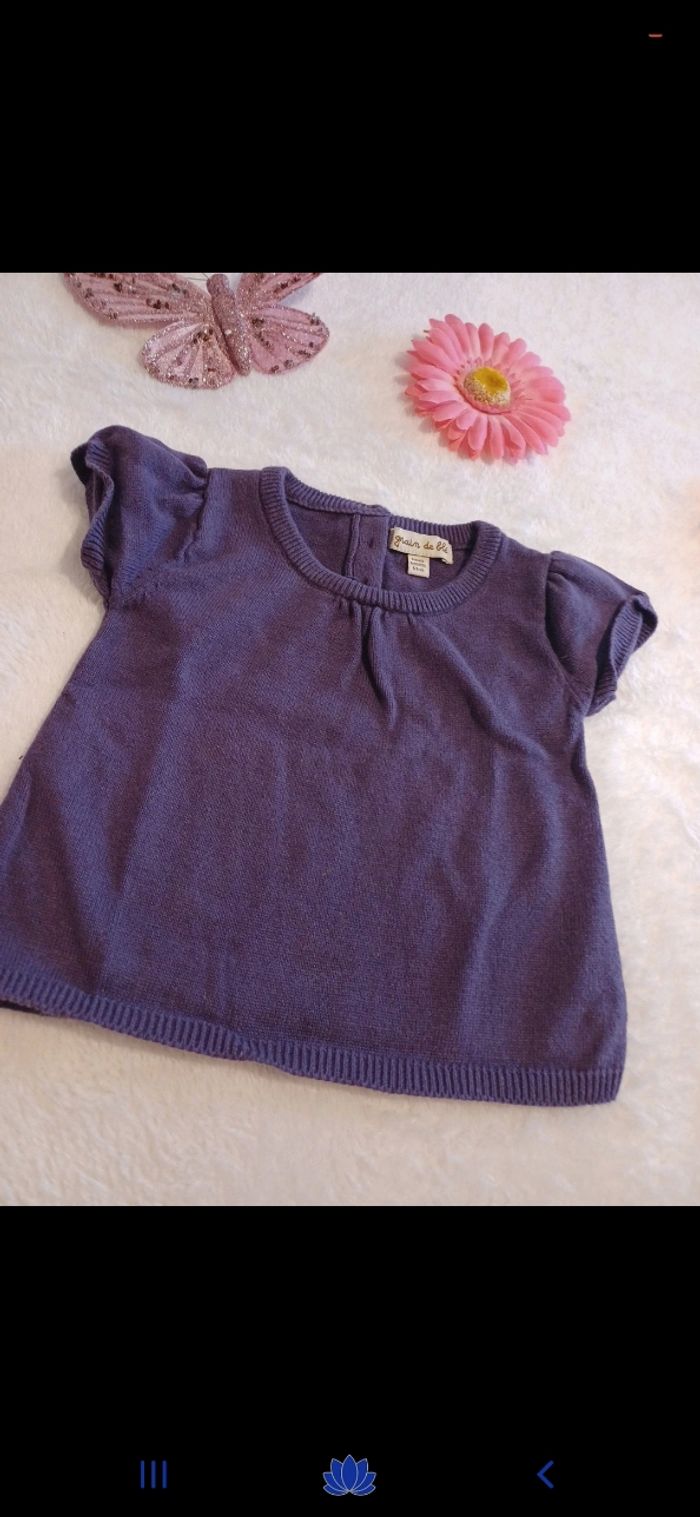 Pull bébé taille 6 mois