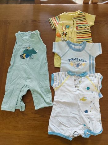 Lot combishort 3mois