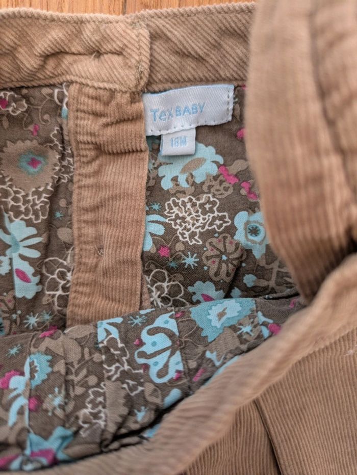 Robe fille velours 18 mois - photo numéro 3