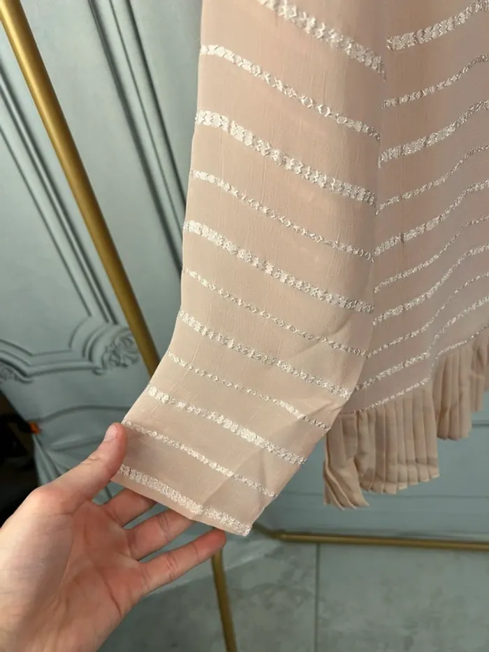 Blouse rose La P’tite étoile T1 / S neuve - photo numéro 3
