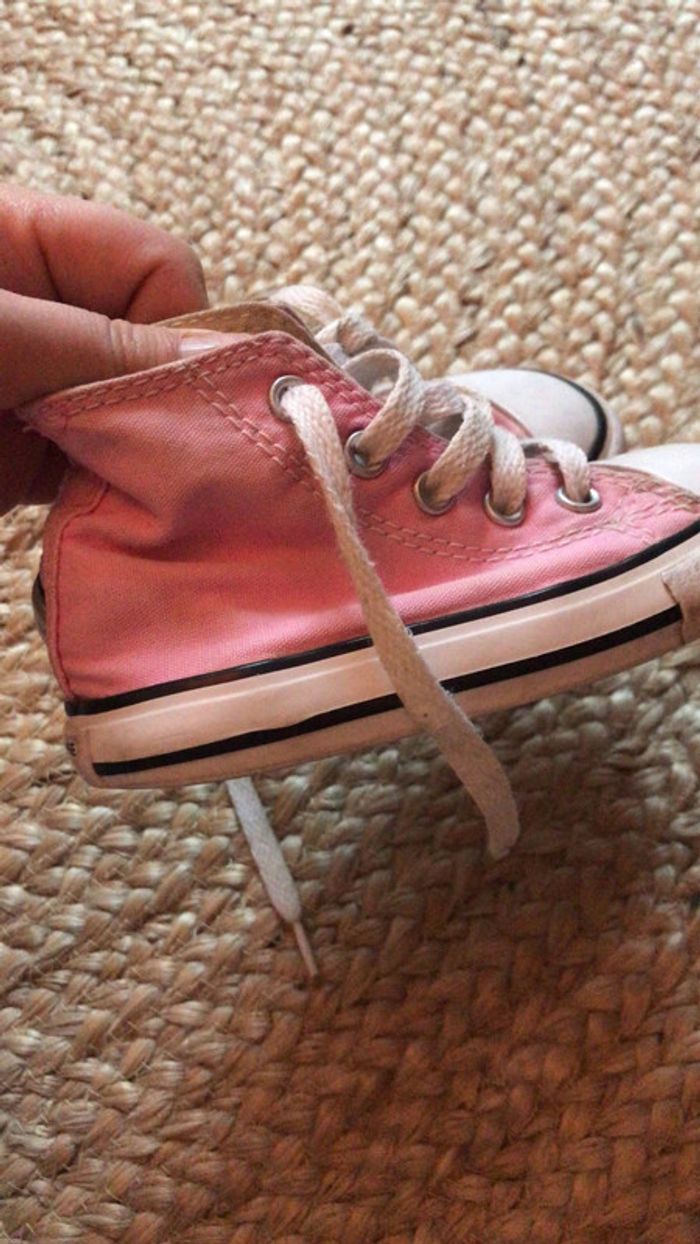Converses roses - photo numéro 2