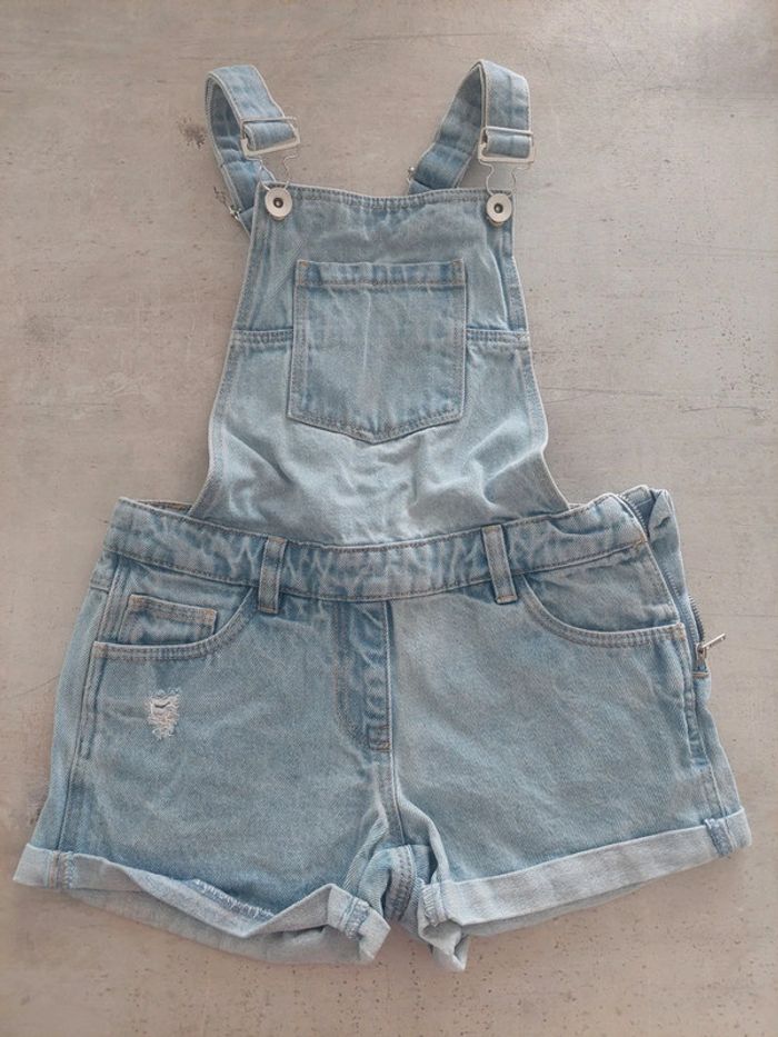 Salopette short en jean