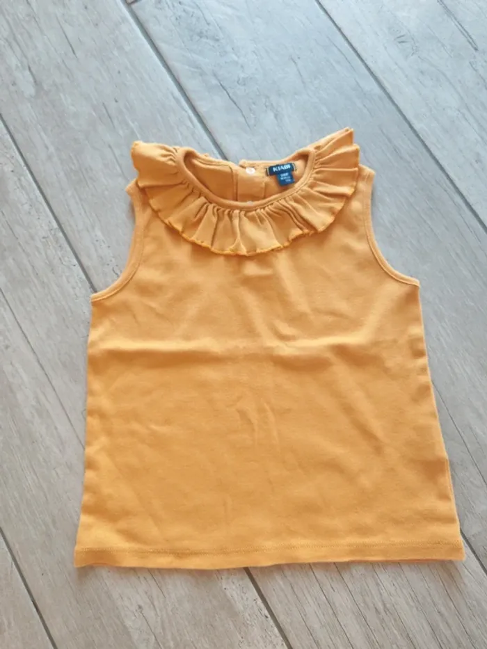 Ensemble jogging rose et débardeur moutarde 18/24 mois - photo numéro 6