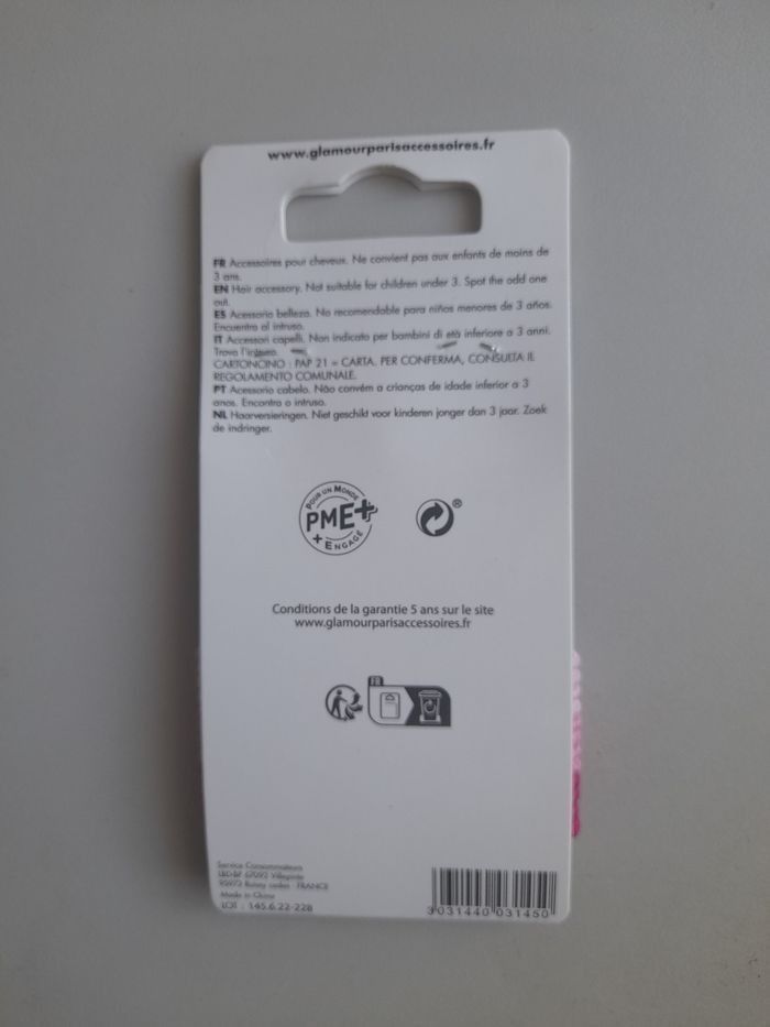 Lot de 6 barrettes et élastiques fille - photo numéro 2