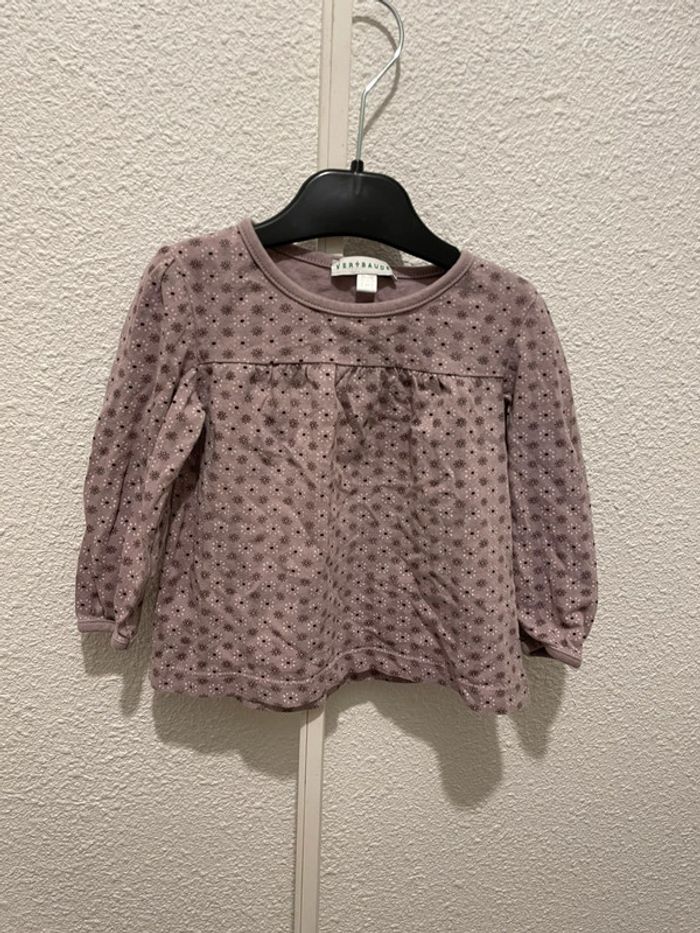 T shirt manches longues vertbaudet 2 ans