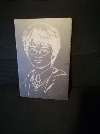 Gravure sur ardoise Harry potter