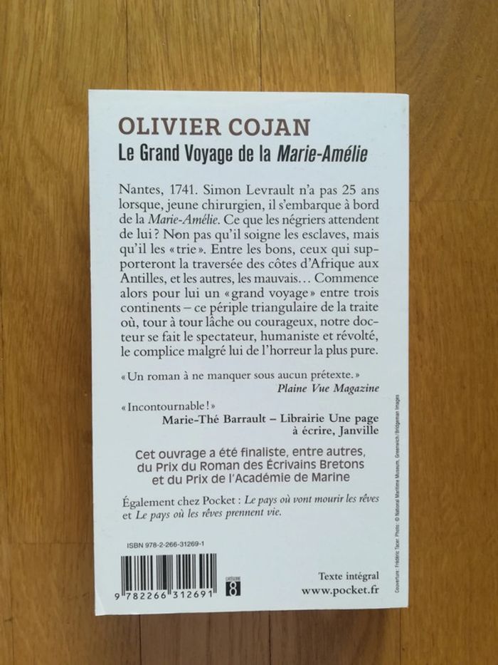 Livre NEUF "Le grand voyage de la Marie Amélie" - V92B - photo numéro 2